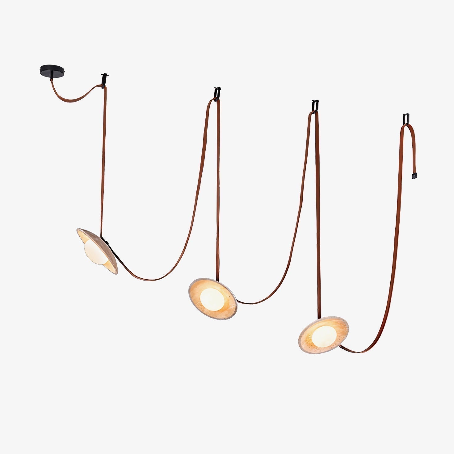 Ulsoryra Organic Travertine Pendant Light Cluster - Neutralighting