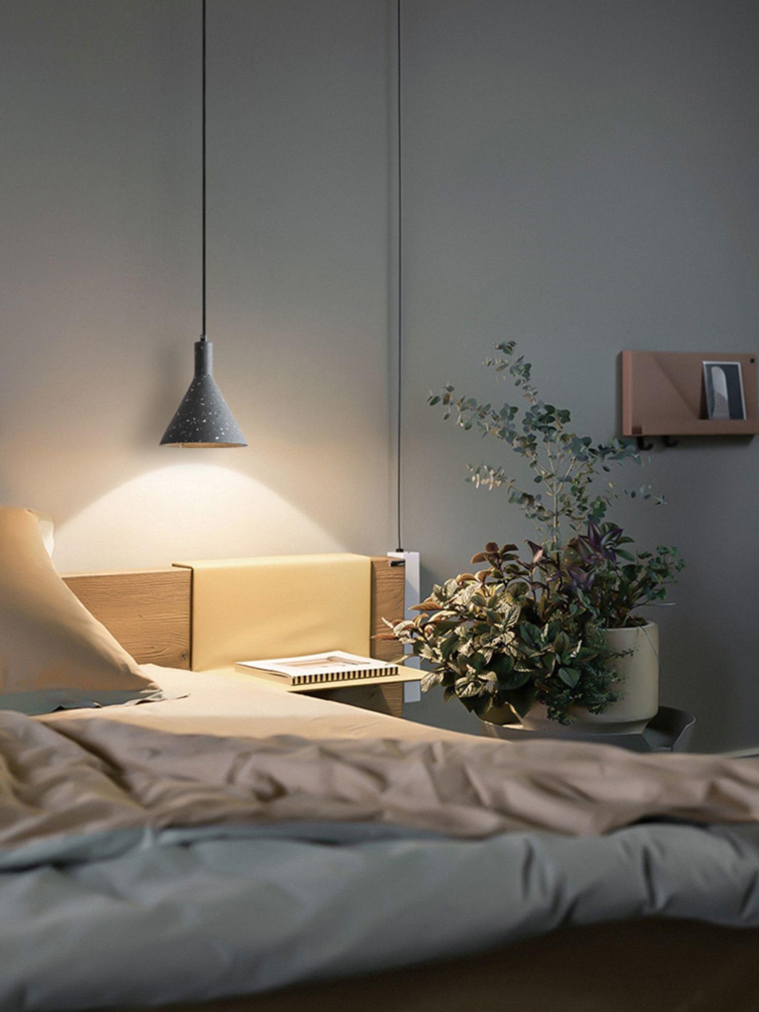 Aurshaor Minimalistische Zement Pendelleuchte-Letslighting