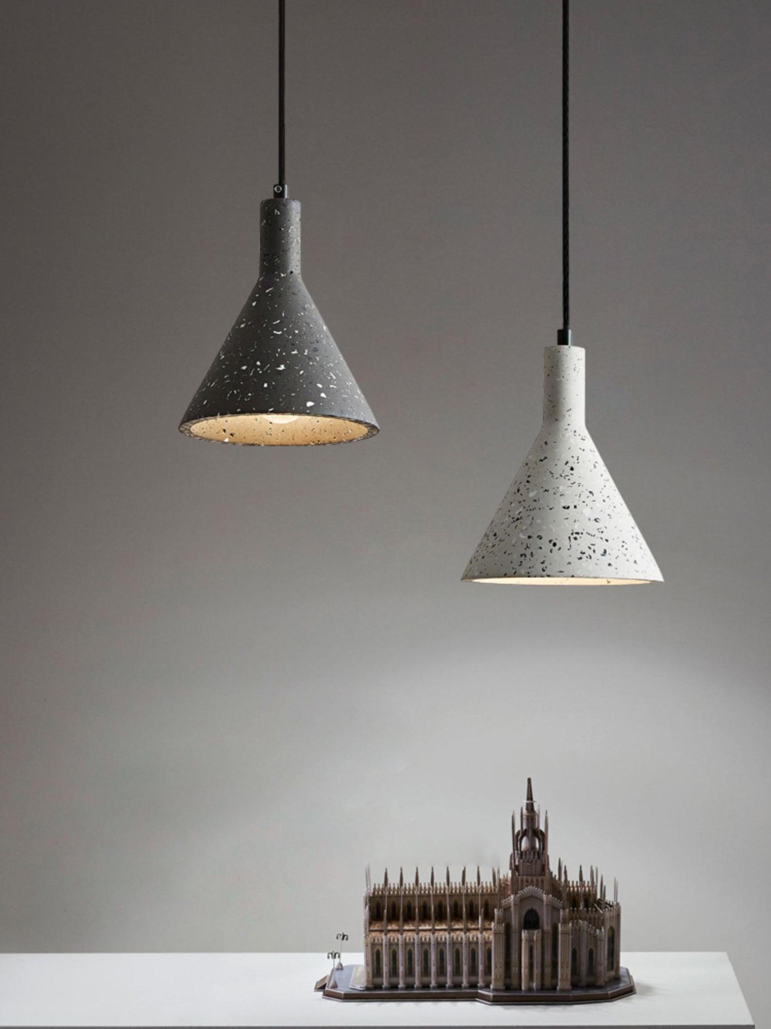 Aurshaor Minimalistische Zement Pendelleuchte-Letslighting