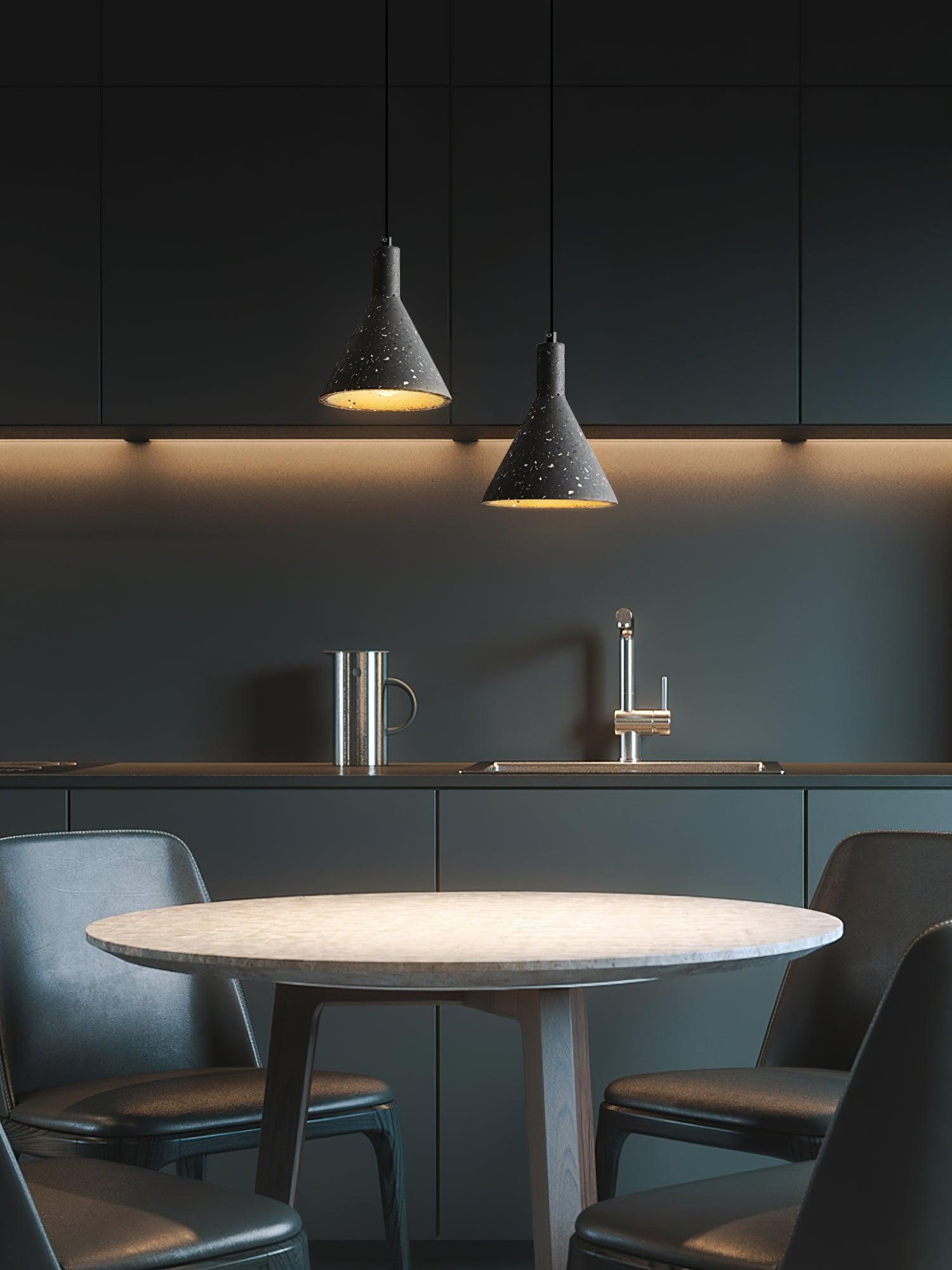 Aurshaor Minimalistische Zement Pendelleuchte-Letslighting