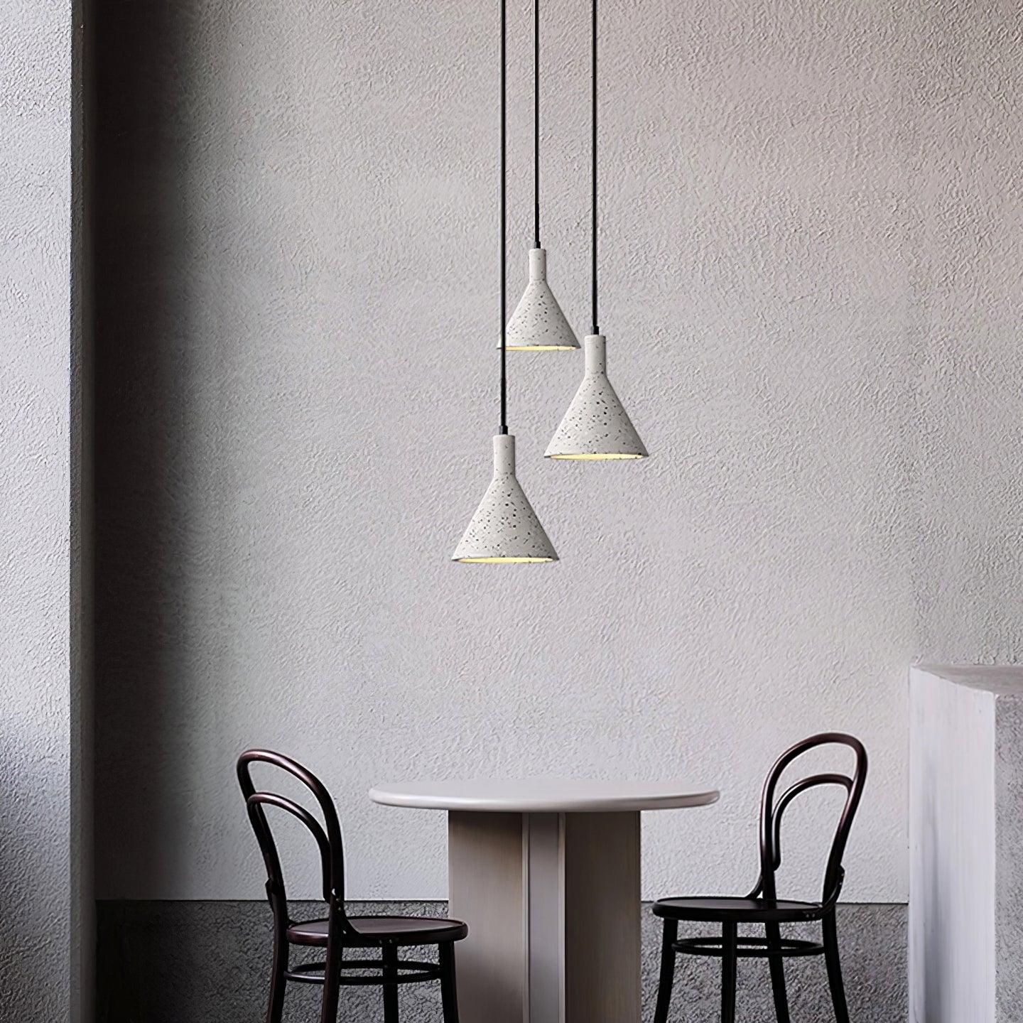 Aurshaor Minimalistische Zement Pendelleuchte-Letslighting