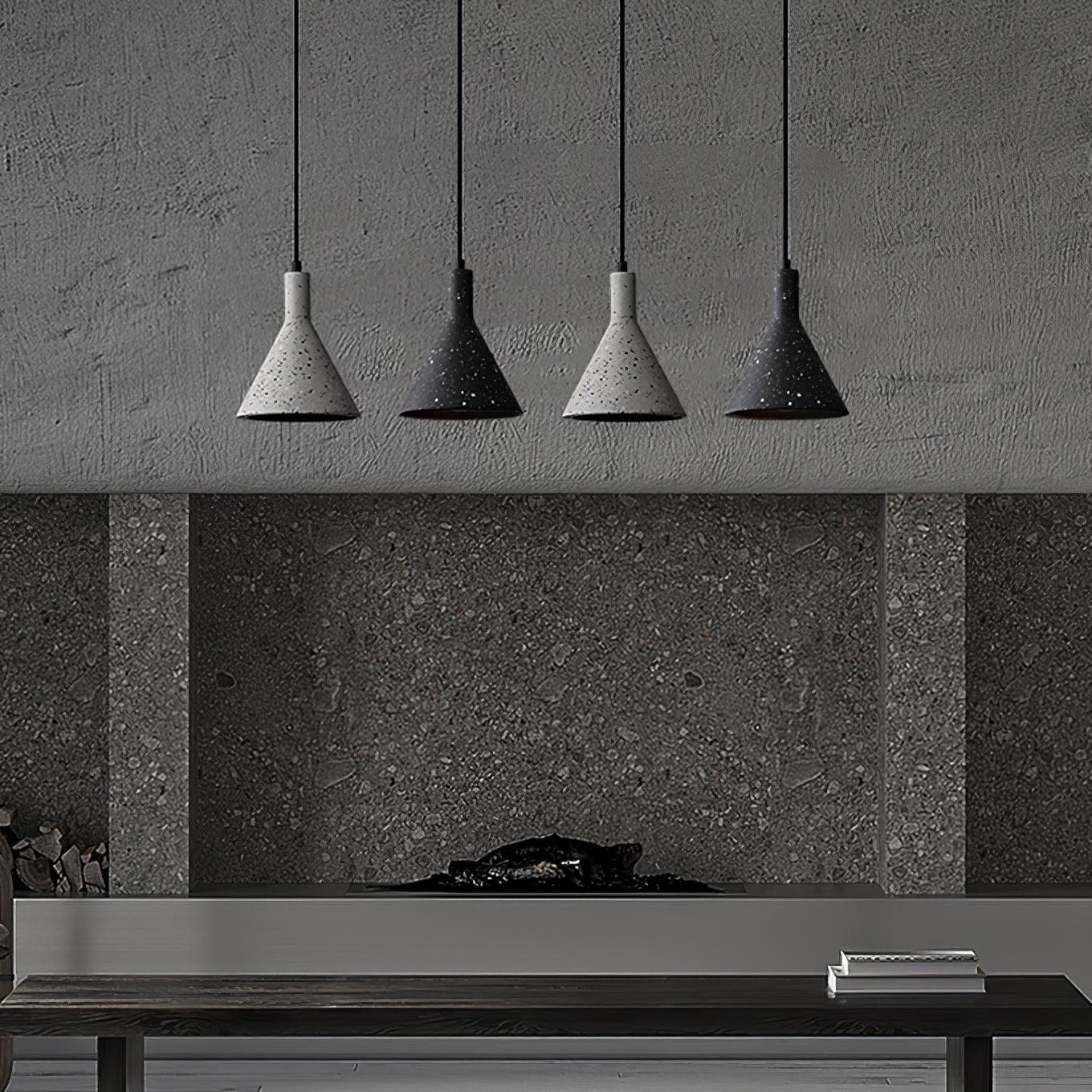 Aurshaor Minimalistische Zement Pendelleuchte-Letslighting