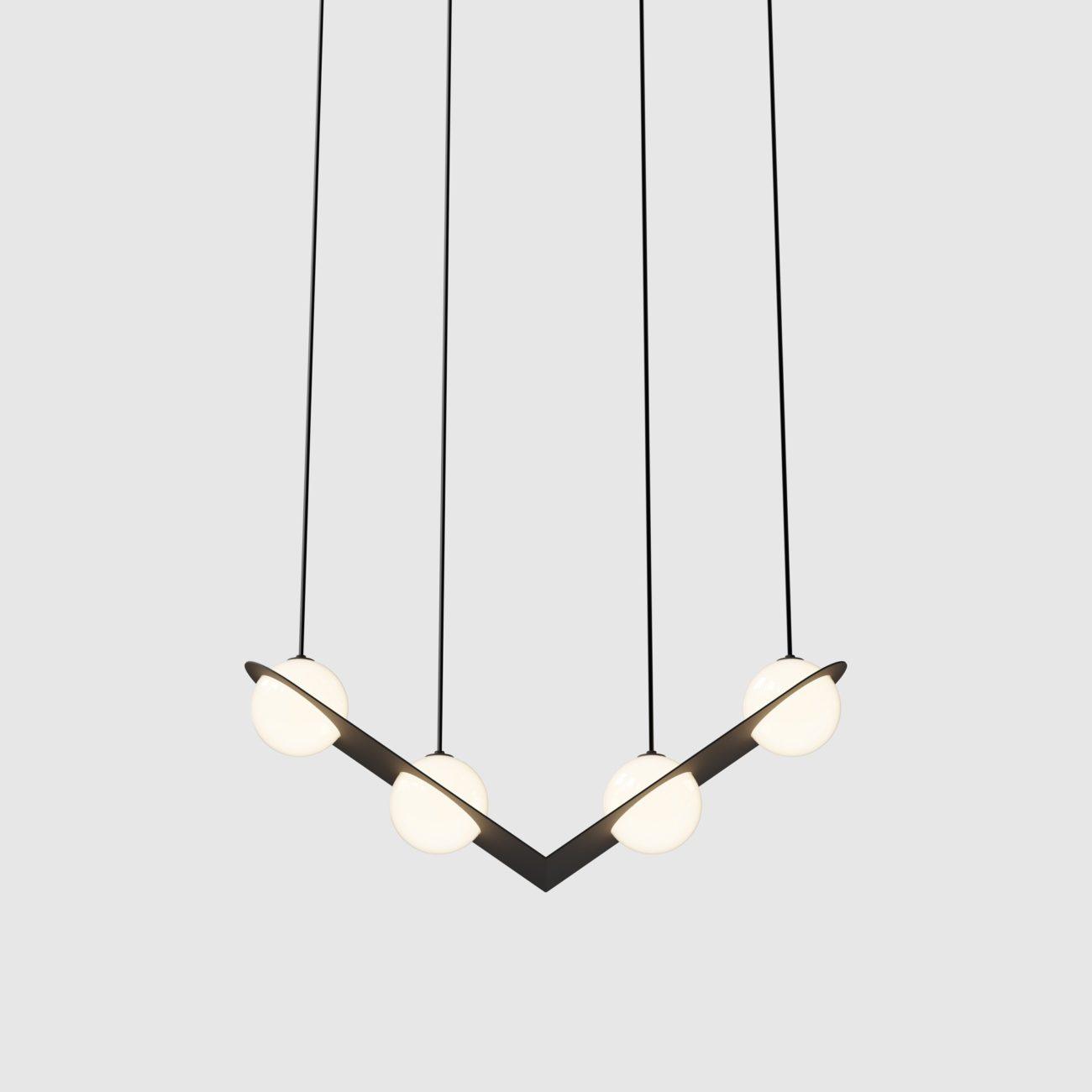 Orbion Black Pendant Lamp - Blowlighting