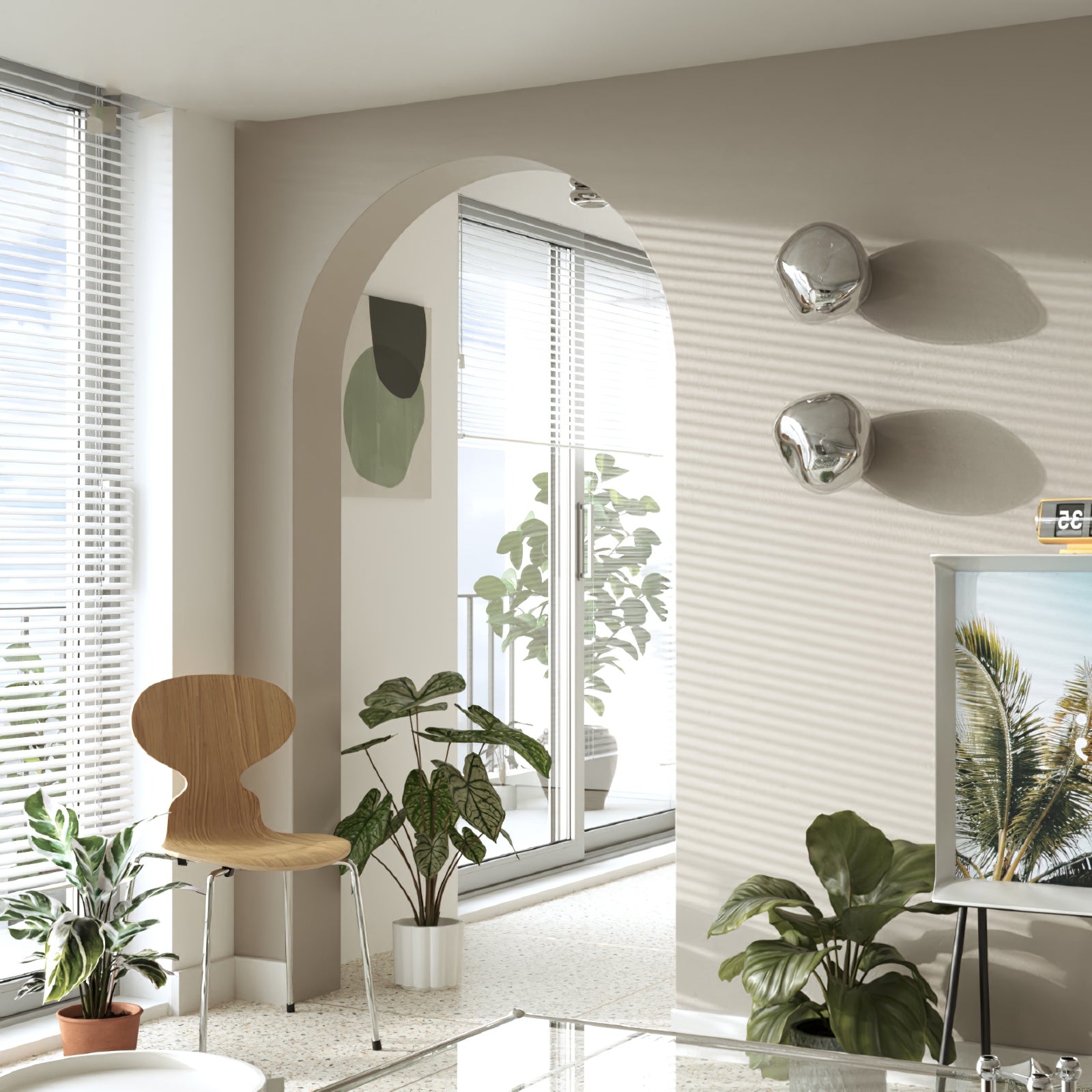 Auden Bernstein-Glas Wandleuchte-Letslighting