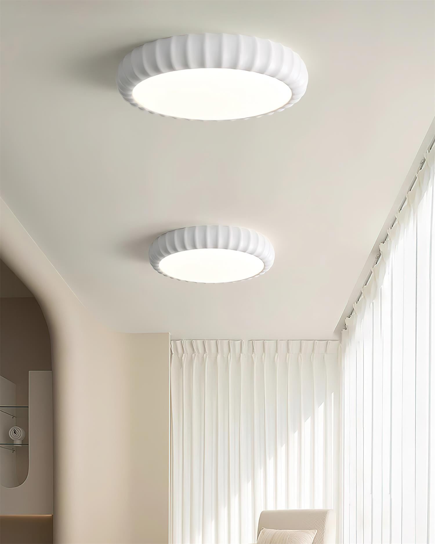 Deckenleuchte Sanft Grün Harz Minimalistisch Einbau Modern-Letslighting