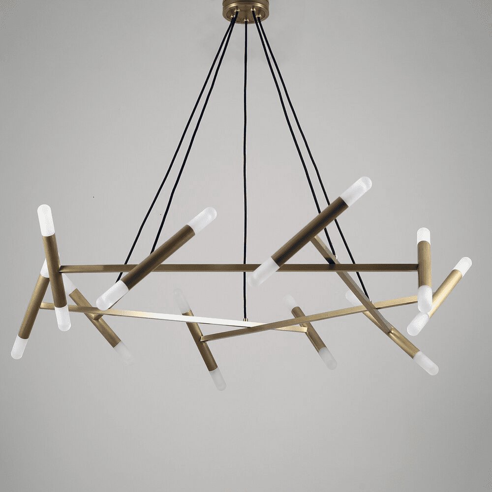 Astra Moderner Kronleuchter aus Messing-Letslighting