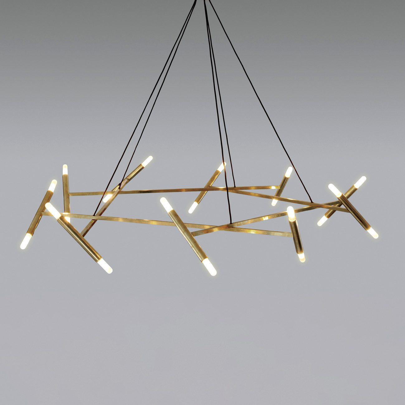 Astra Moderner Kronleuchter aus Messing-Letslighting