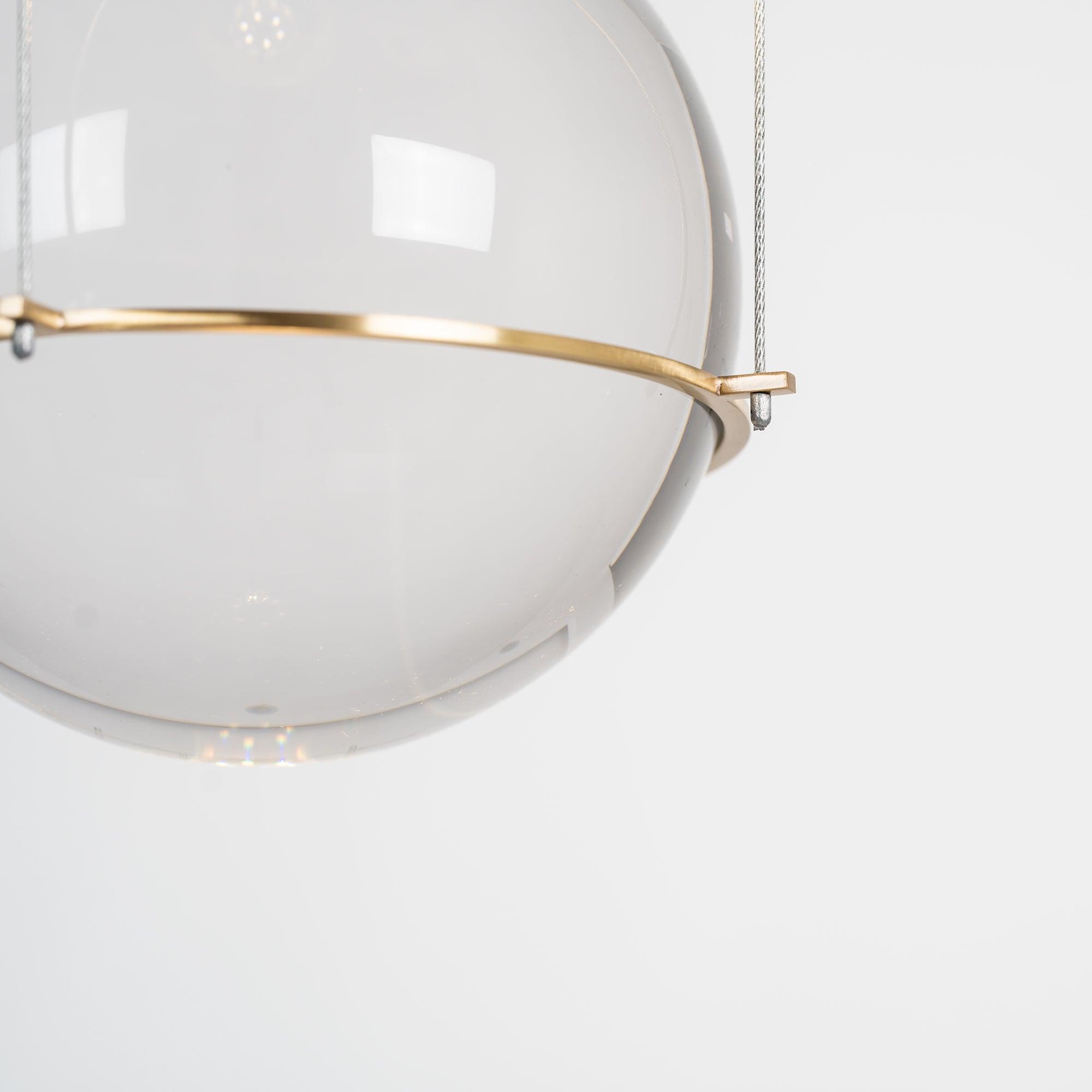 Solara Pendelleuchte mit Kristall, höhenverstellbar-Letslighting