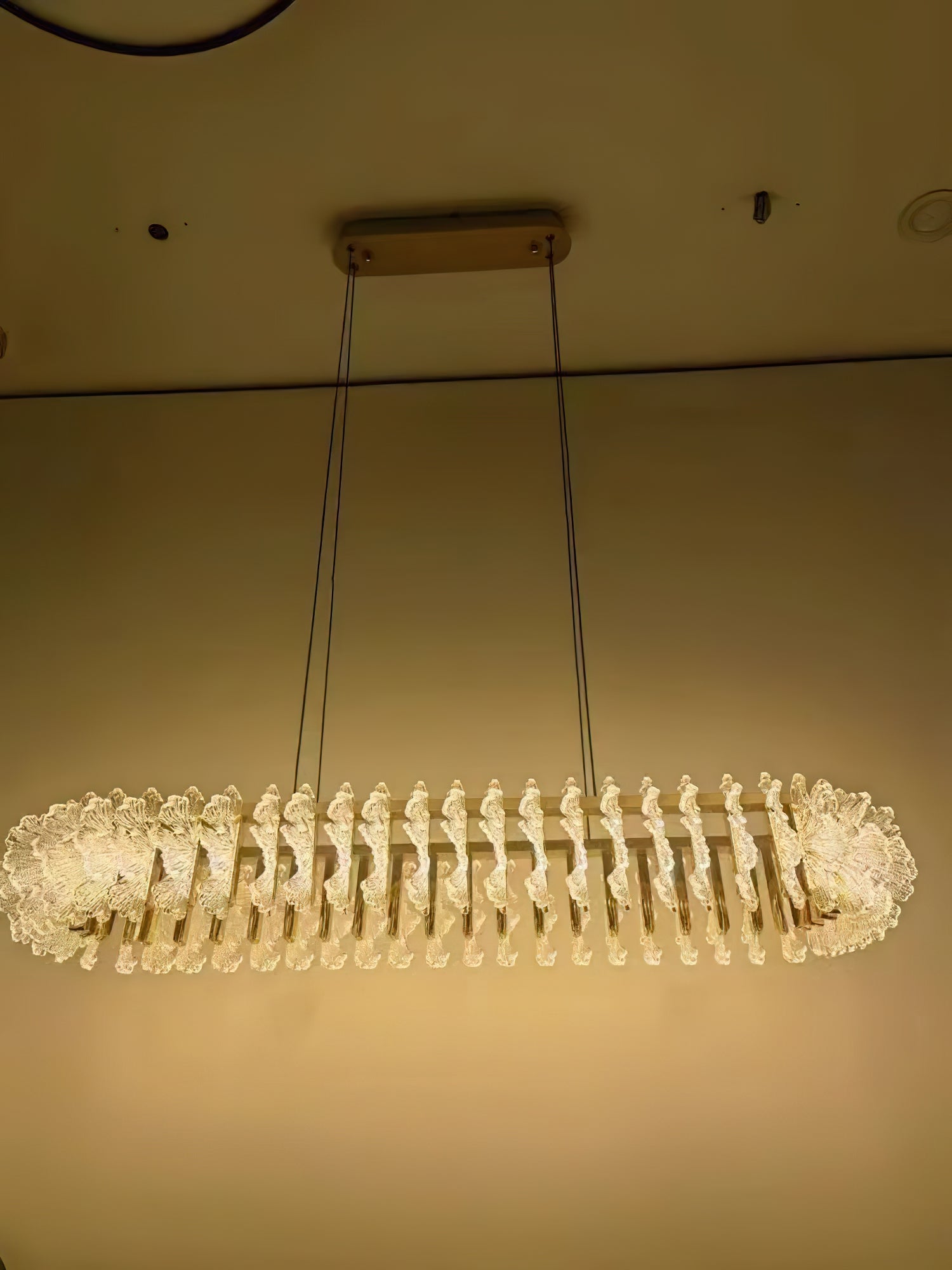 Ulcarir Luxus Blatt Glas Kronleuchter-Letslighting