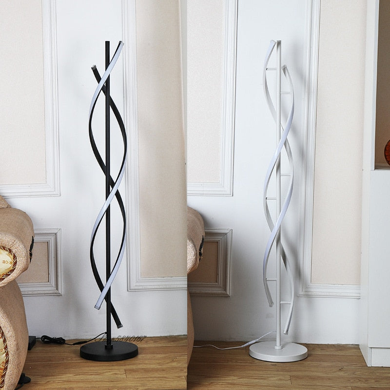 Nordic Weave Led Corner Floor Lamp