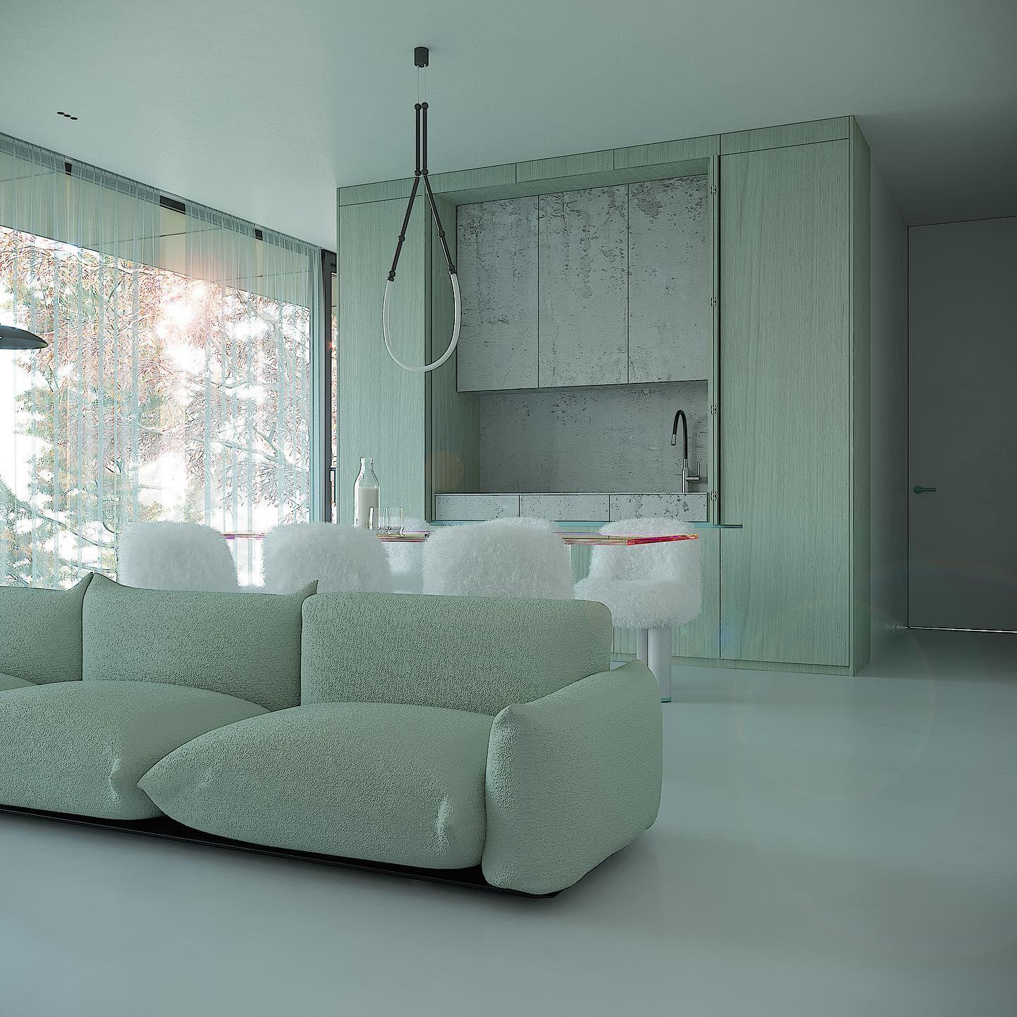 Lustra Kronleuchter Leda LED Flexibel Modern Skulptural-Letslighting