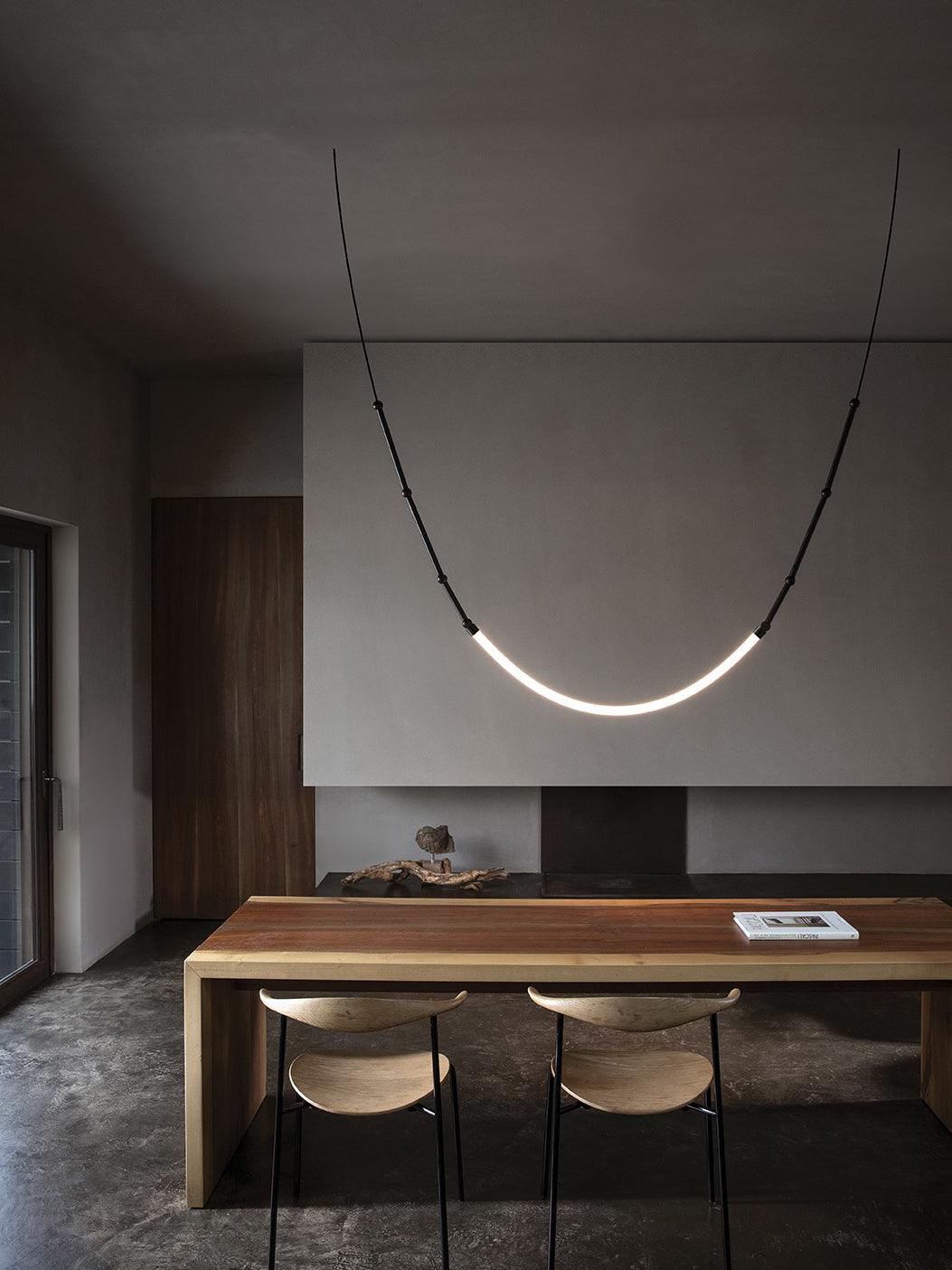 Lustra Kronleuchter Leda LED Flexibel Modern Skulptural-Letslighting