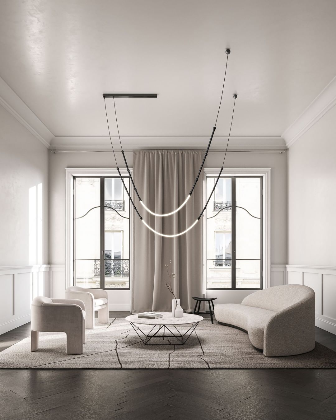 Ormirara Modern Minimalist Metal Chandelier - Letslighting