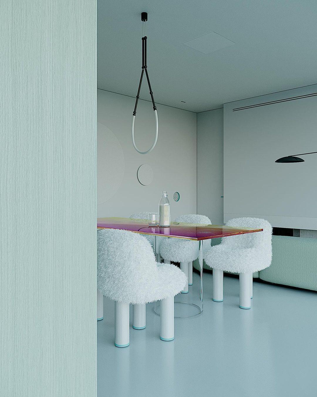 Lustra Kronleuchter Leda LED Flexibel Modern Skulptural-Letslighting