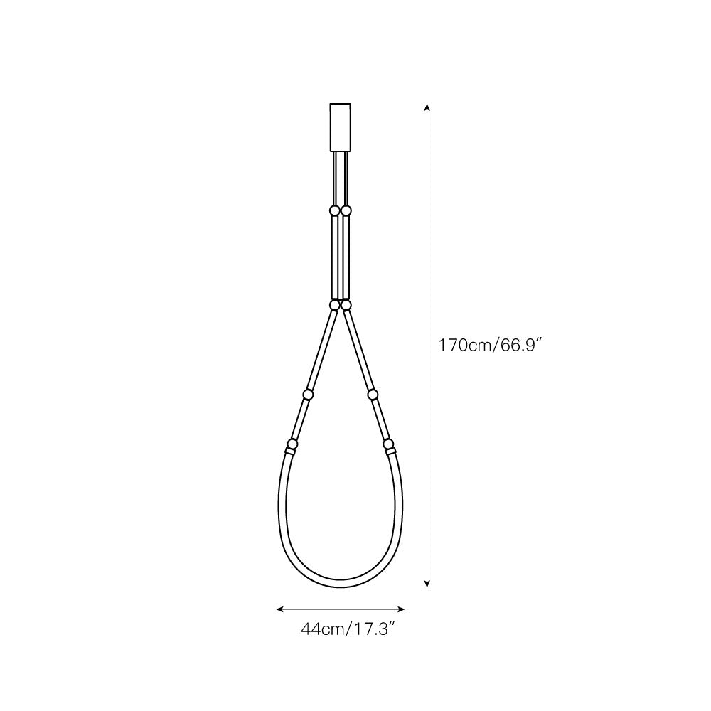Ormirara Modern Minimalist Metal Chandelier - Letslighting