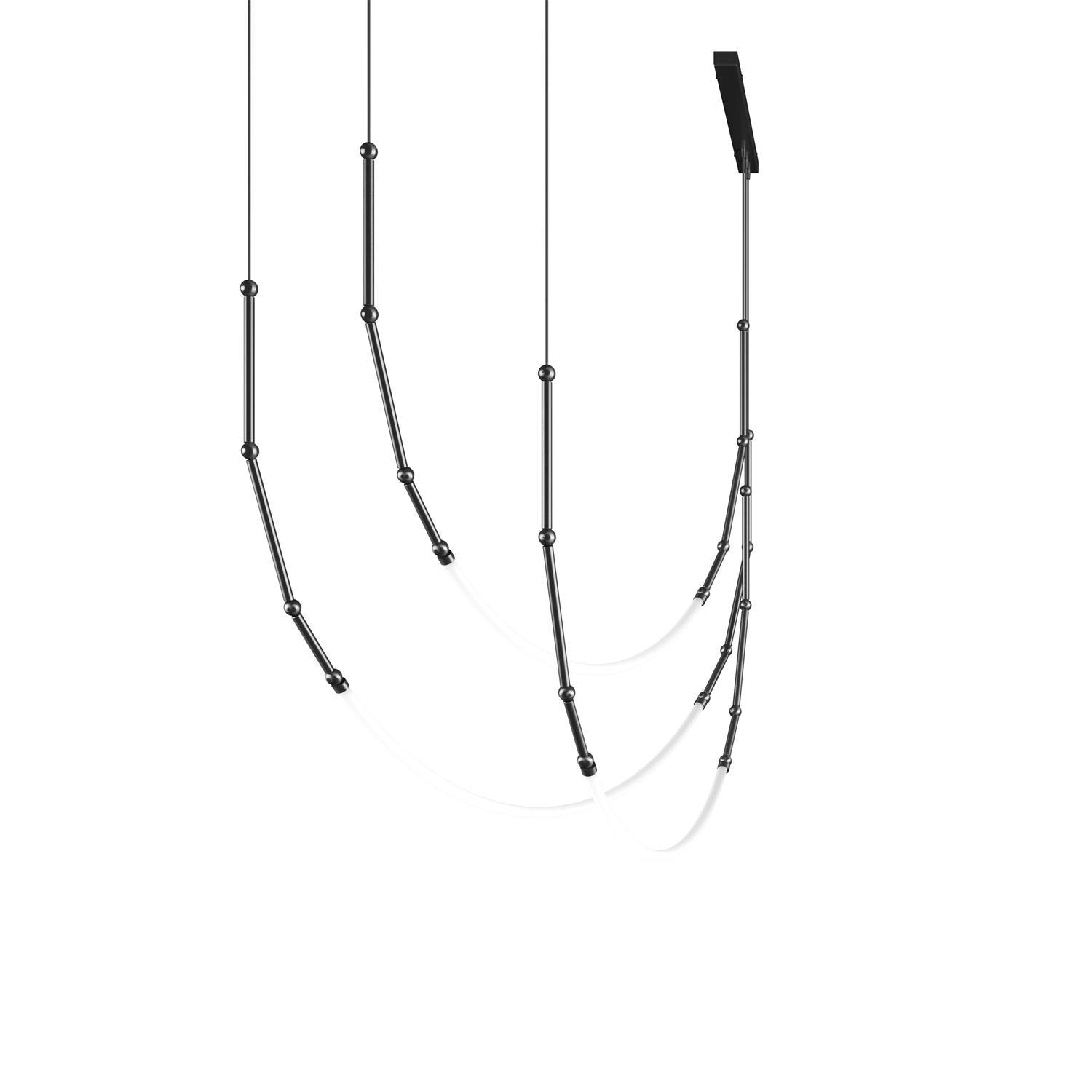 Lustra Kronleuchter Leda LED Flexibel Modern Skulptural-Letslighting