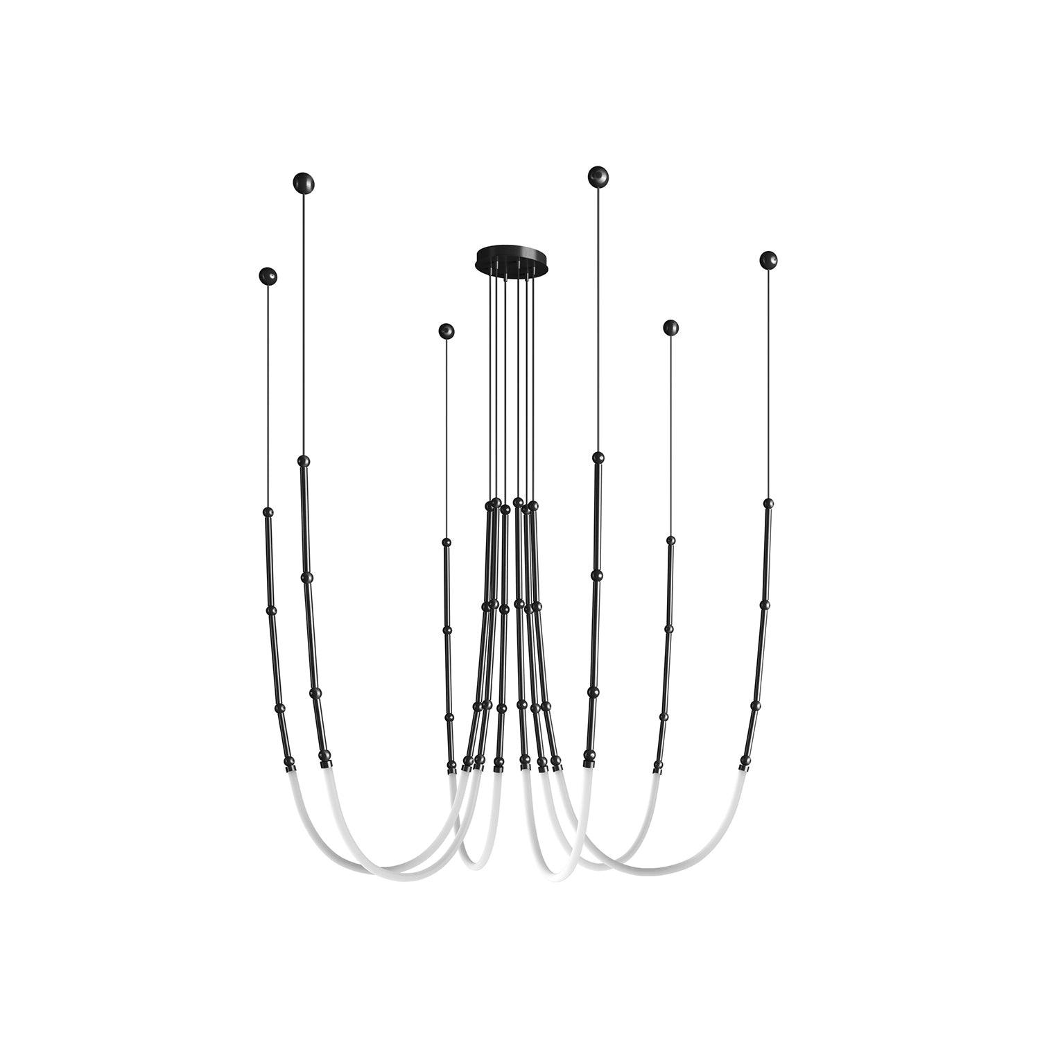 Lustra Kronleuchter Leda LED Flexibel Modern Skulptural-Letslighting