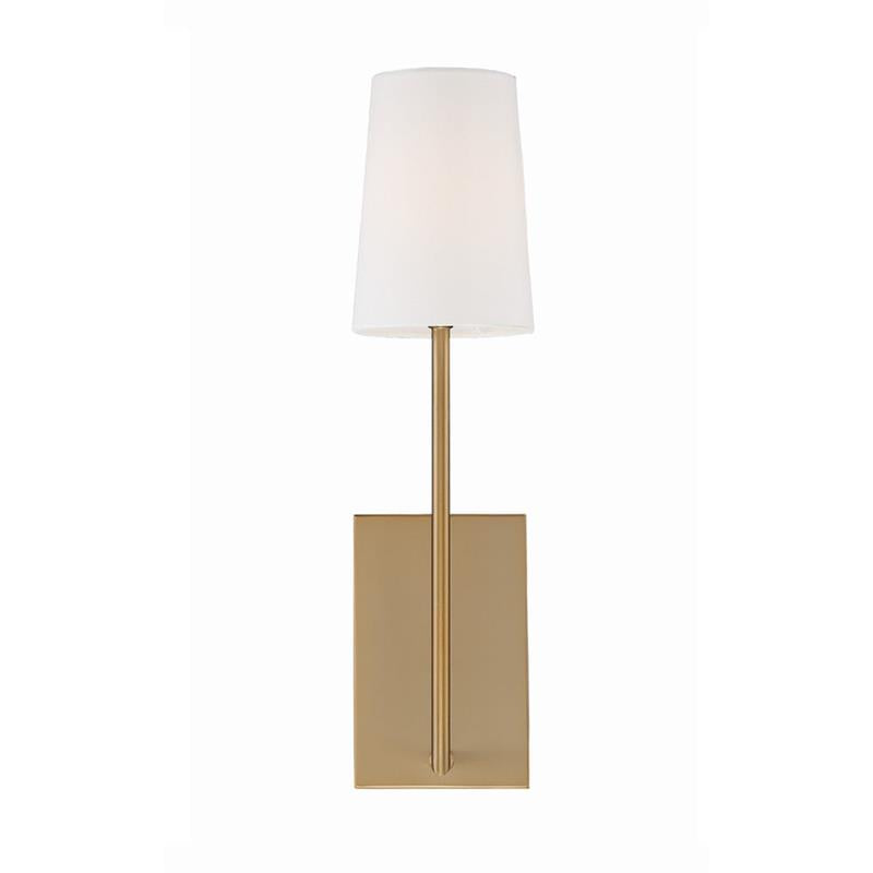 Sytheir Vintage Kunst Messing Stoff Wandleuchte-Letslighting