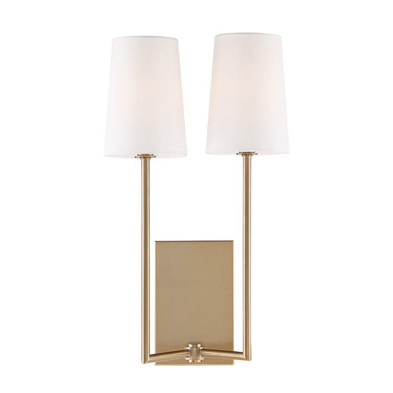 Sytheir Vintage Kunst Messing Stoff Wandleuchte-Letslighting