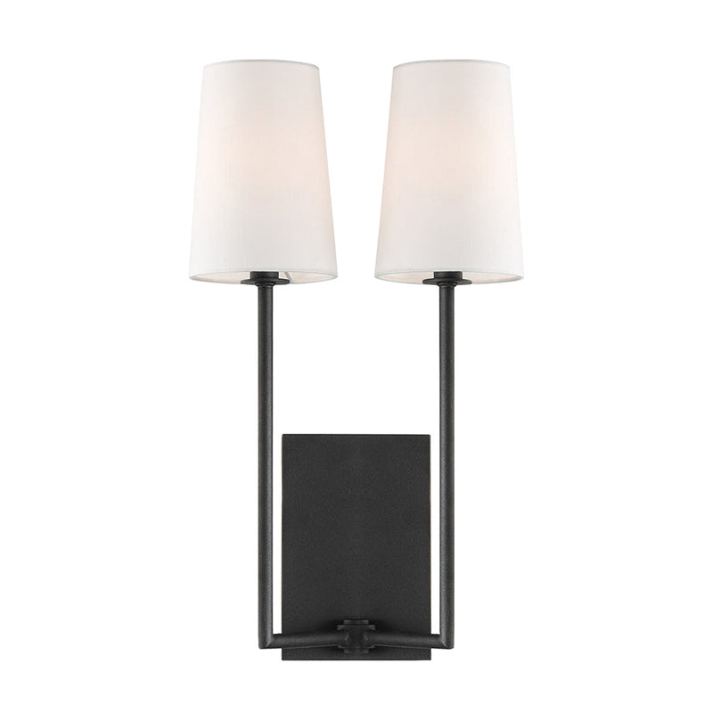 Sytheir Vintage Kunst Messing Stoff Wandleuchte-Letslighting