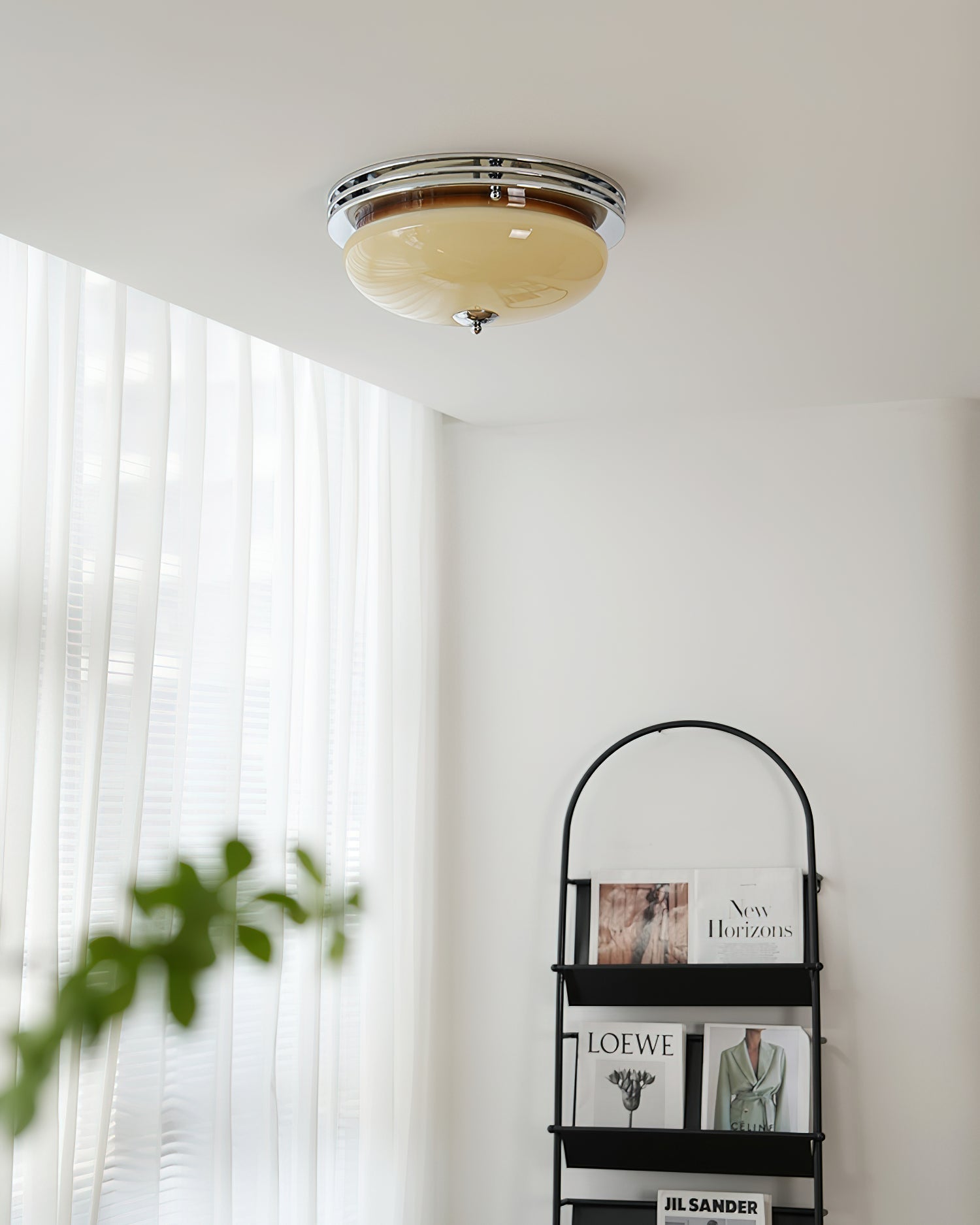 Sage Moderne Deckenleuchte aus Metall und Glas-Letslighting