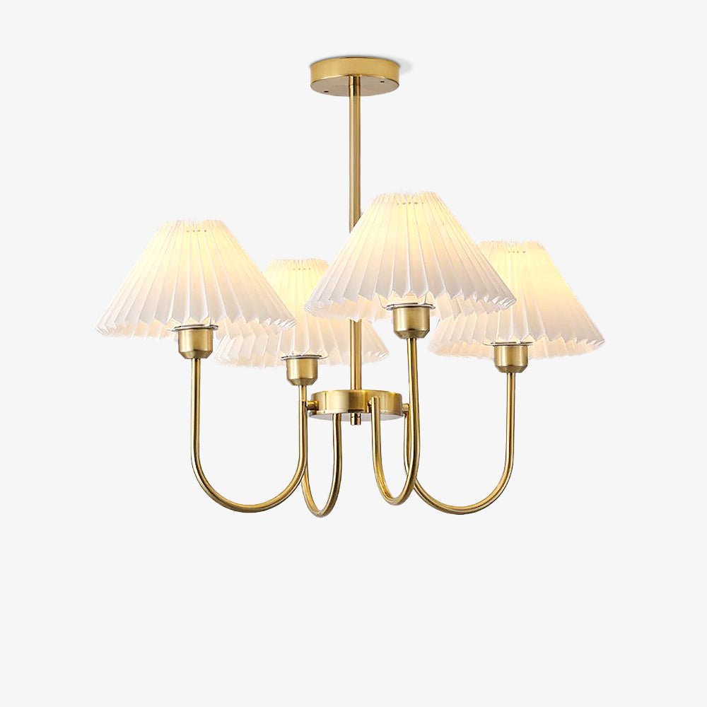 Lenore Pleated Chandelier - Blowlighting