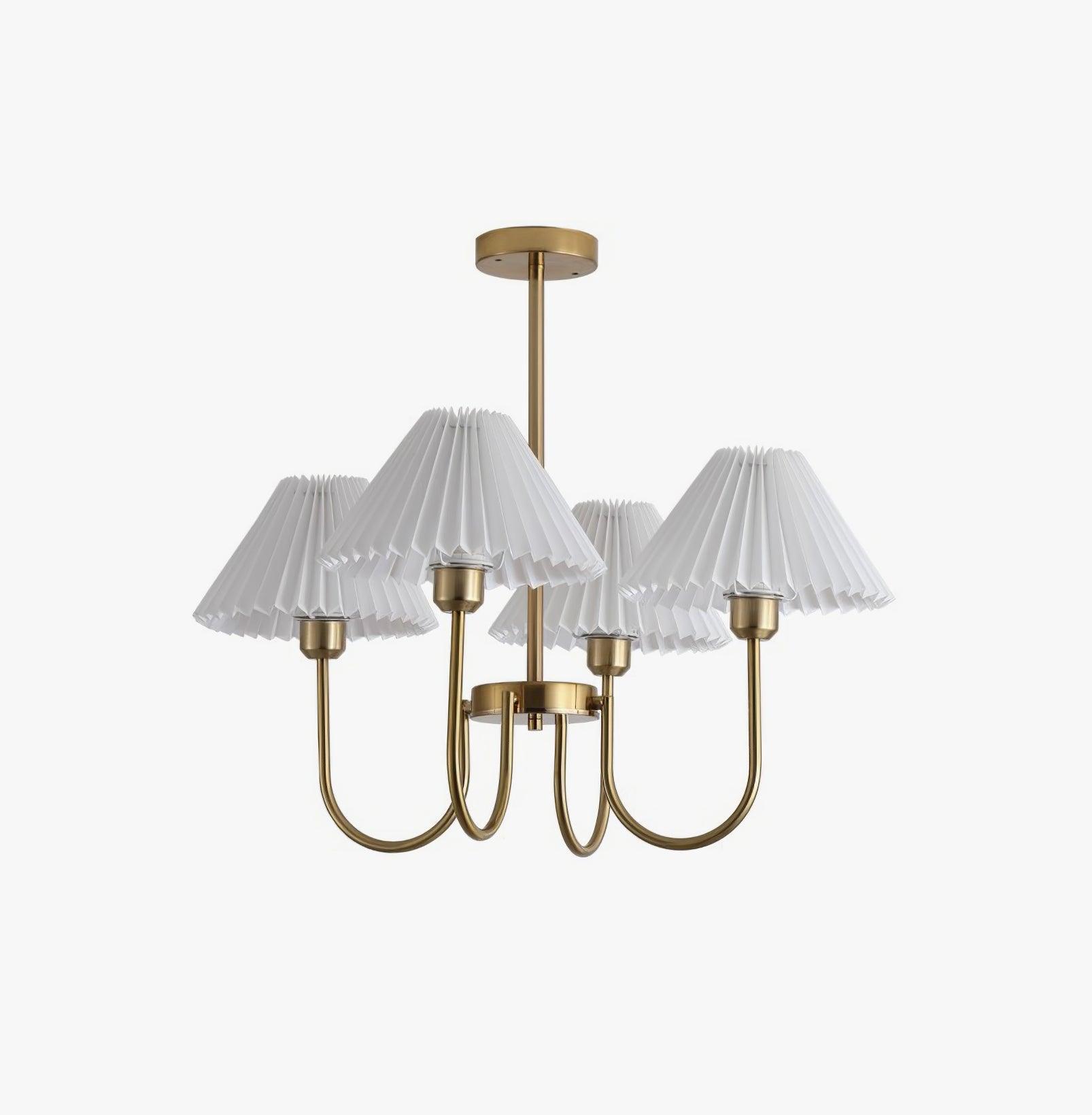 Lenore Pleated Chandelier - Blowlighting
