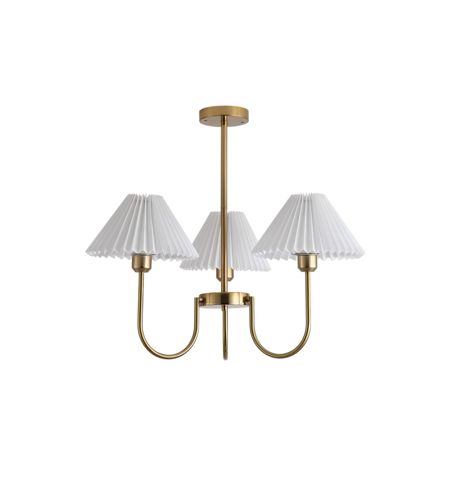 Lenore Pleated Chandelier - Blowlighting