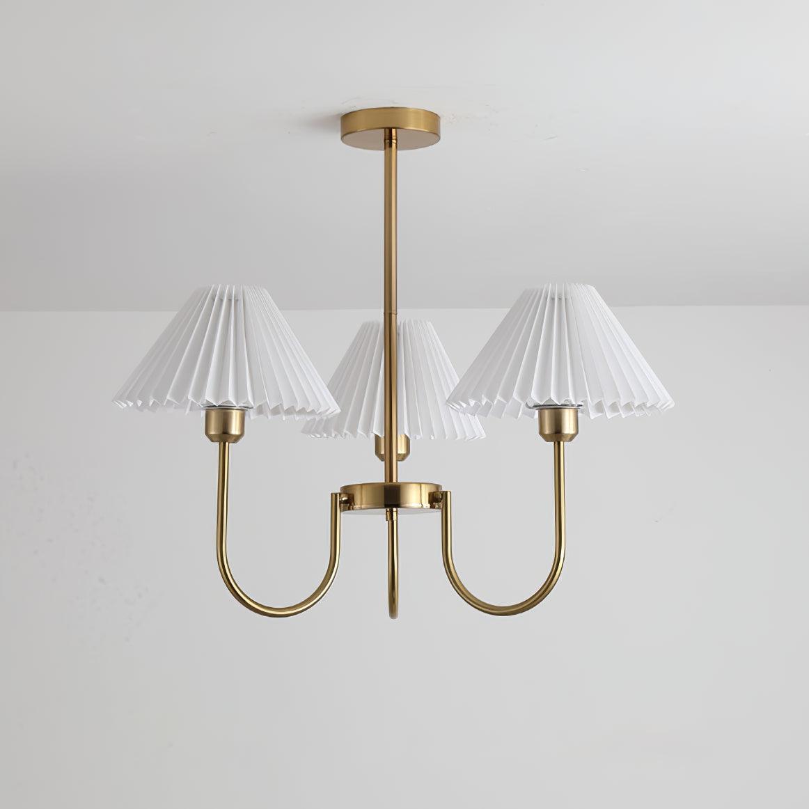 Lenore Pleated Chandelier - Blowlighting