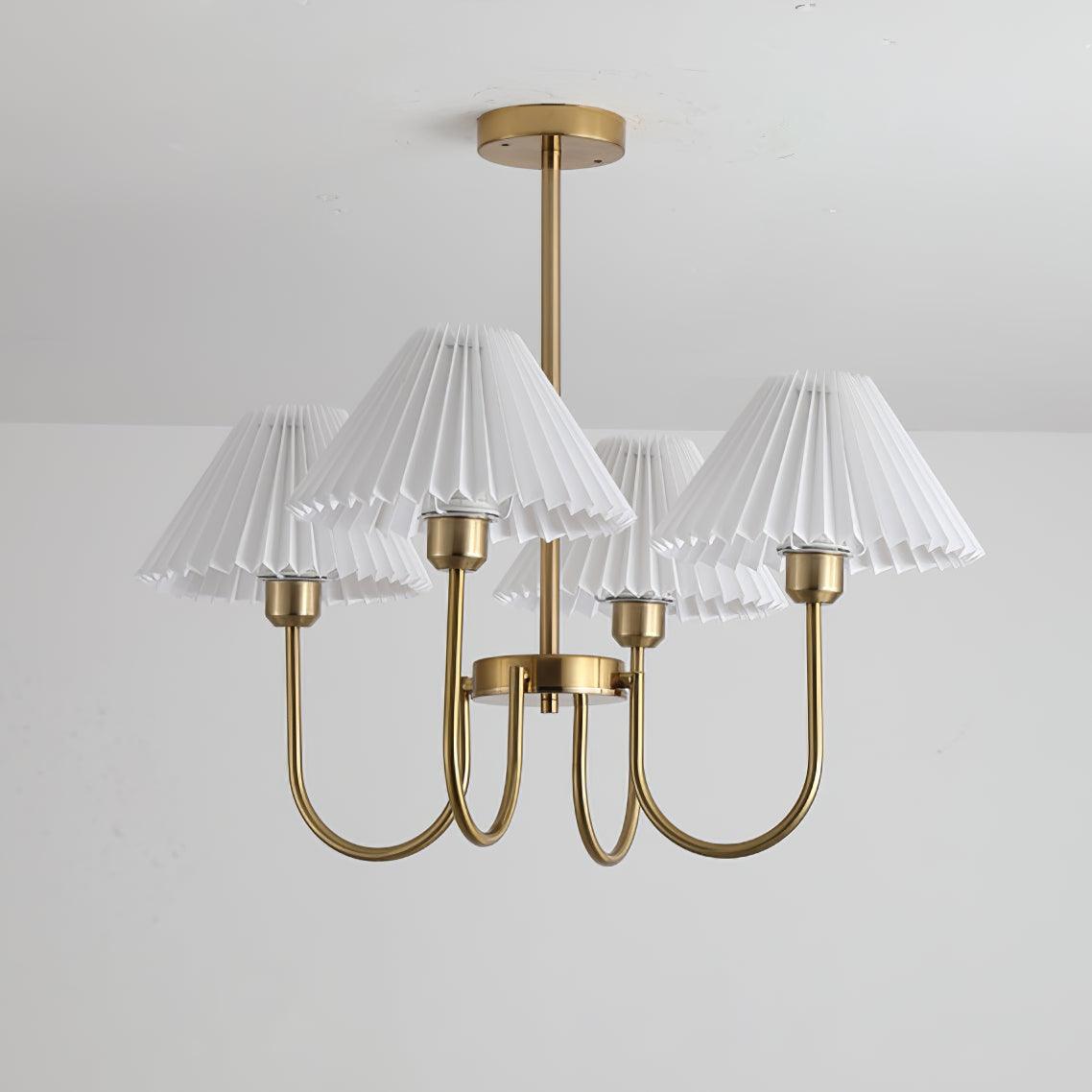 Lenore Pleated Chandelier - Blowlighting