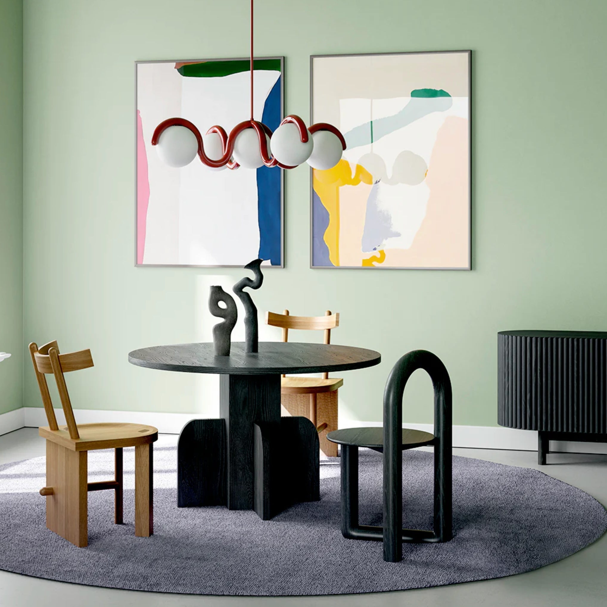 Eurvinen Glas Kreativität Eleganz Art Kronleuchter-Letslighting