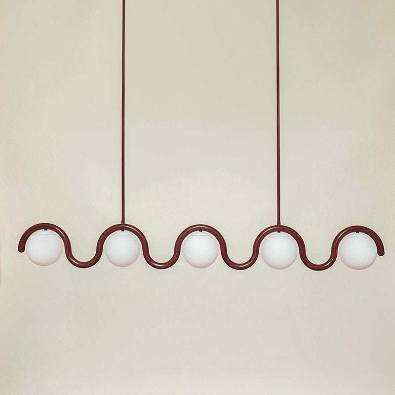 Citheis Linear Glas Kronleuchter-Letslighting