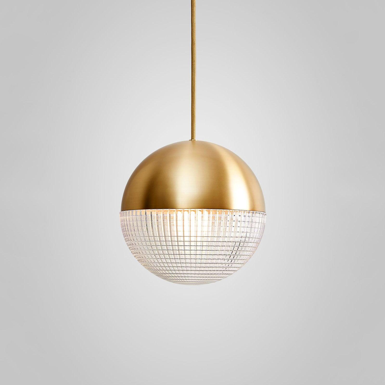 Solara Pendelleuchte Messing Glas Modern-Letslighting