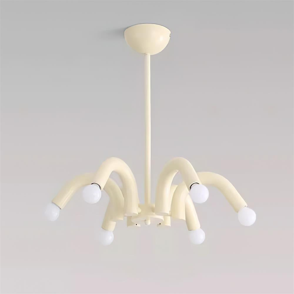 Fivelle Modern Creme Mehrarm Kronleuchter-Letslighting