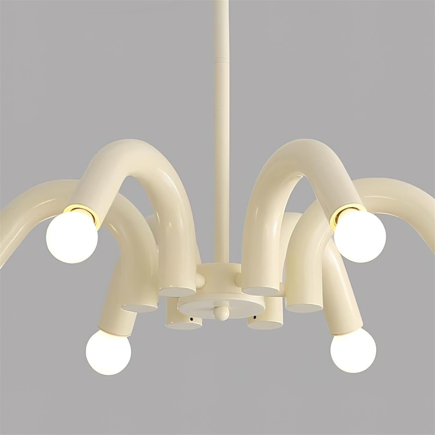 Fivelle Modern Creme Mehrarm Kronleuchter-Letslighting