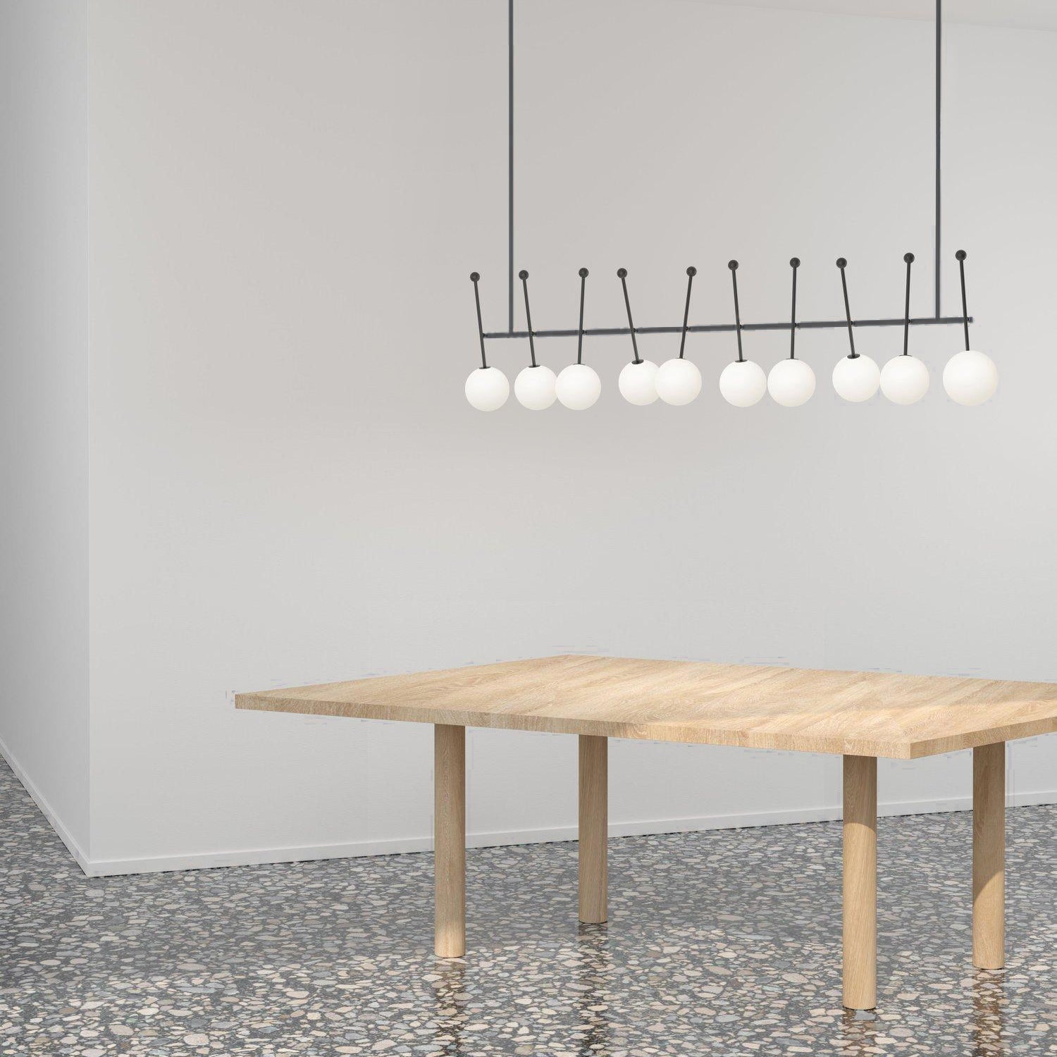 Vavele Vintage Industrial Gerade Glas Pendelleuchte-Letslighting