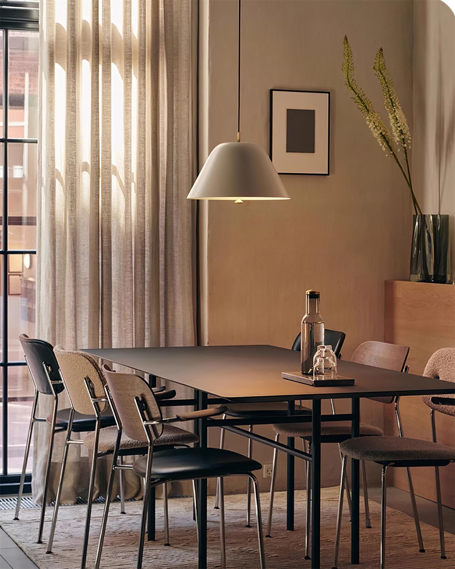 York Moderne minimalistische Pendelleuchte aus Metall-Letslighting