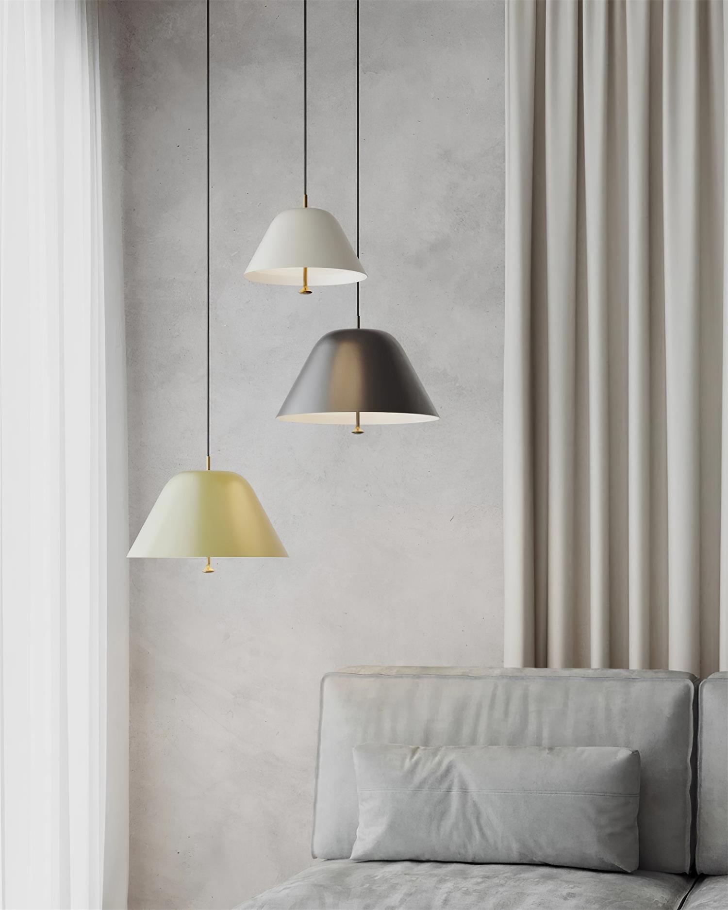 York Moderne minimalistische Pendelleuchte aus Metall-Letslighting