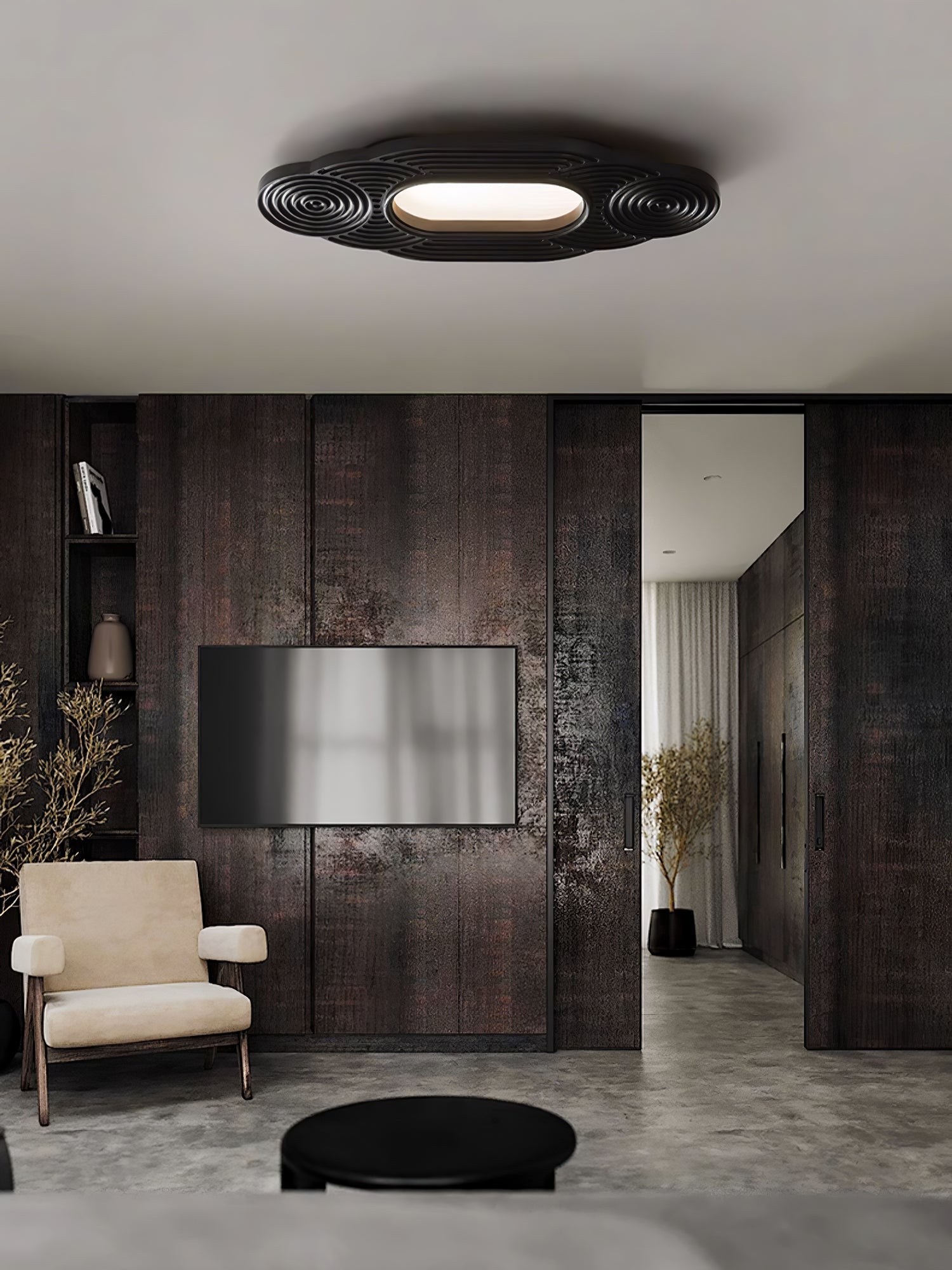 Udorionis Premium Nordic Art Holz Deckenleuchte-Letslighting