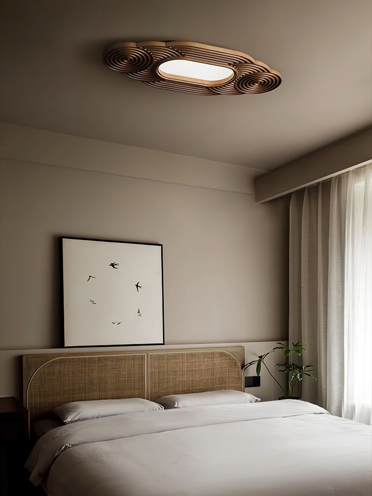 Udorionis Premium Nordic Art Holz Deckenleuchte-Letslighting