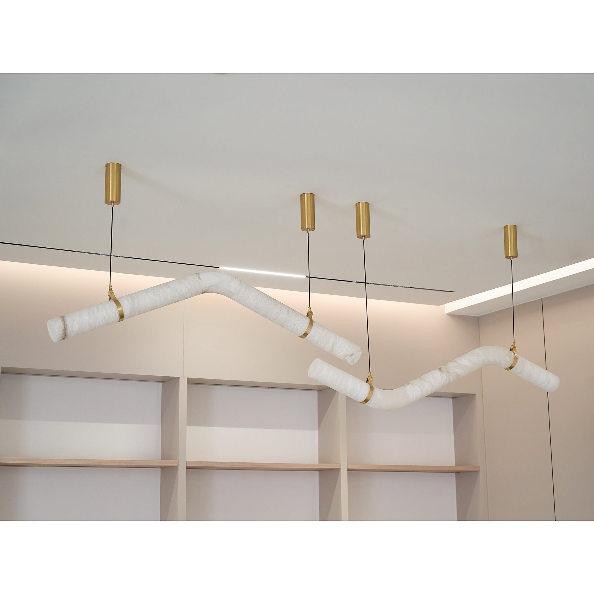 Errina Minimalist Premium Elegance Alabaster Pendant Light - Letslighting