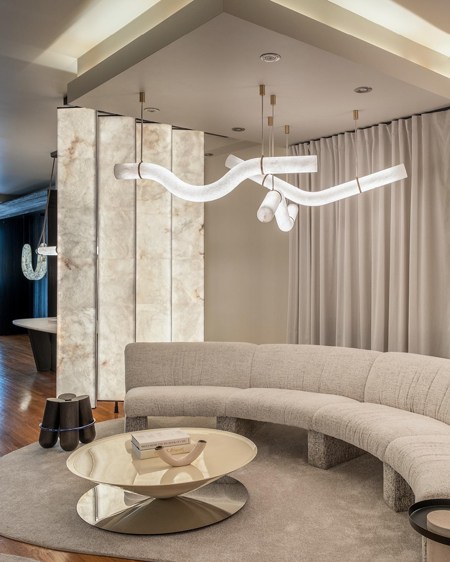 Errina Minimalist Premium Elegance Alabaster Pendant Light - Letslighting