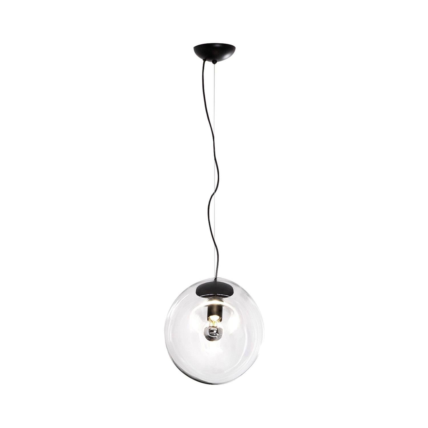Lymara Schwarz Glas Pendelleuchte-Letslighting
