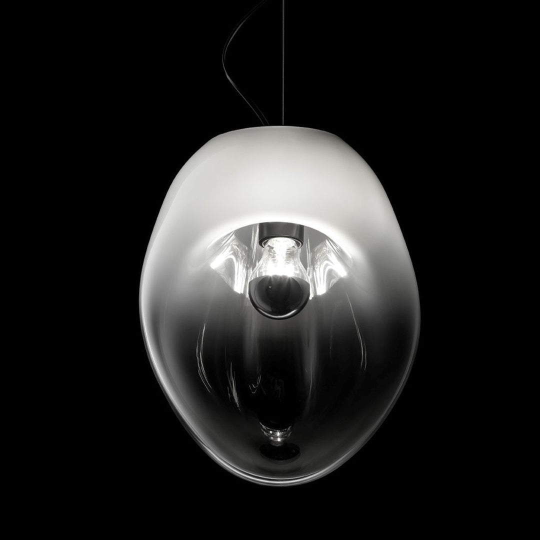 Lymara Schwarz Glas Pendelleuchte-Letslighting