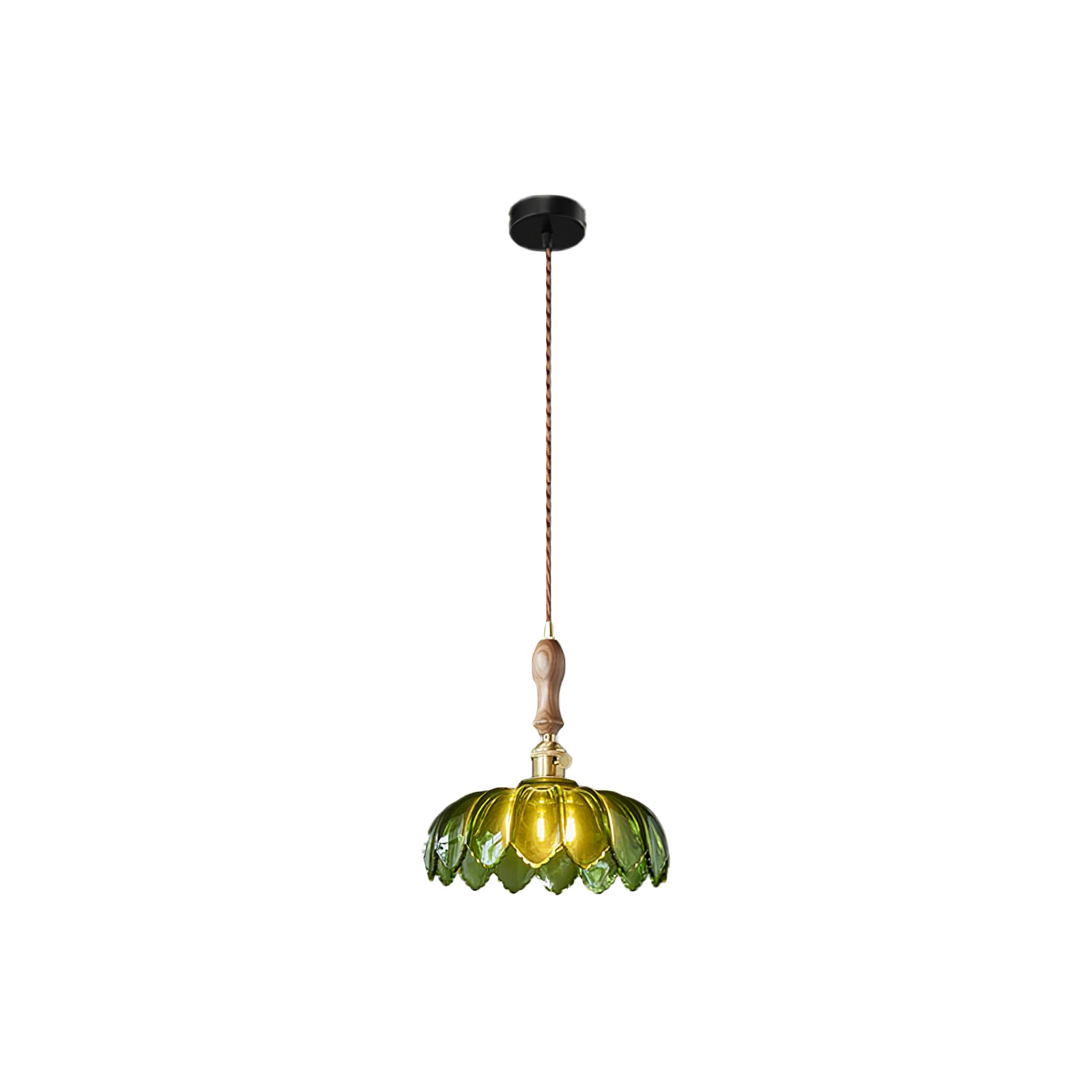 Fioracn Holz Lampe Luxus Pendelleuchte-Letslighting