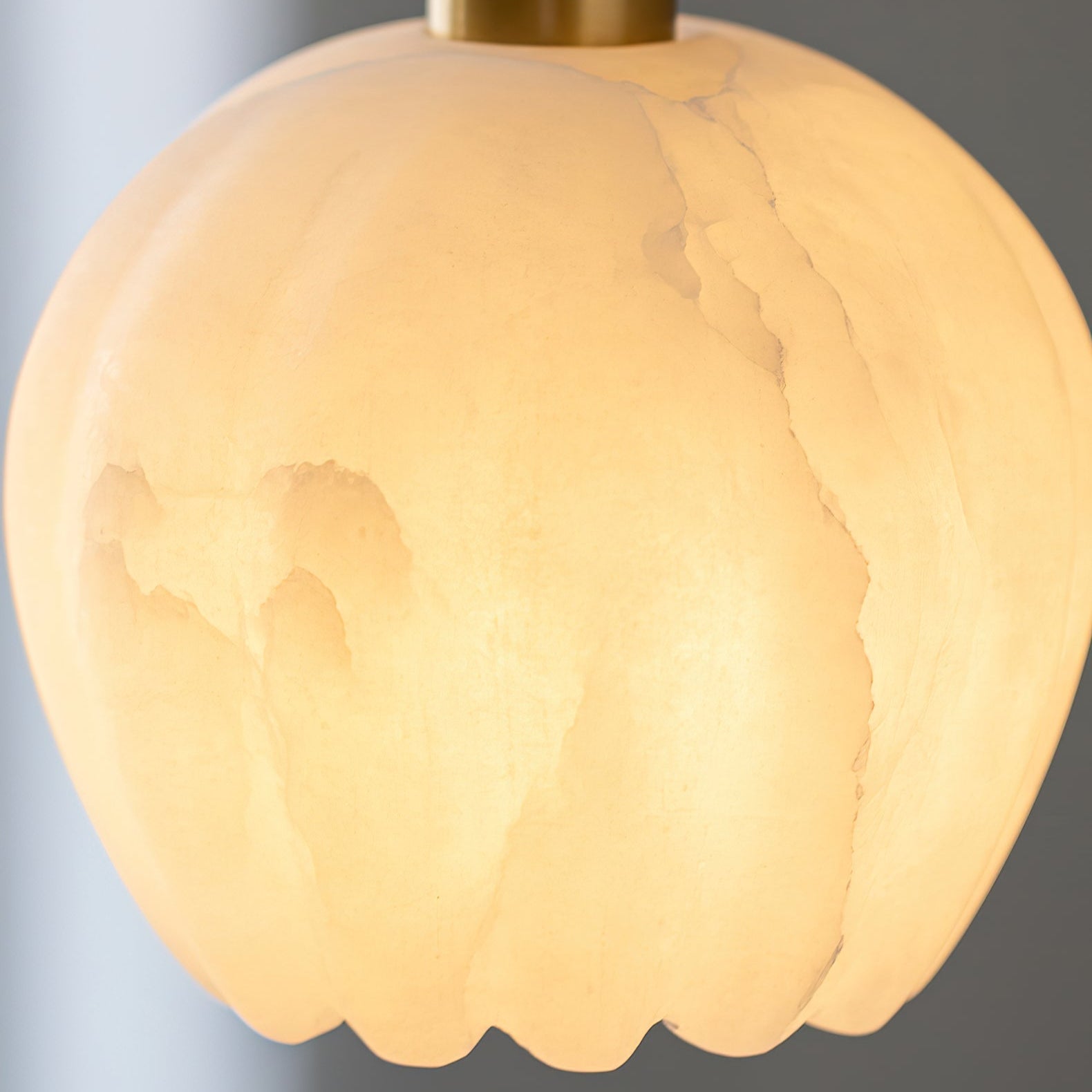 Ritta Pendant Light Flower-shaped  Alabaster