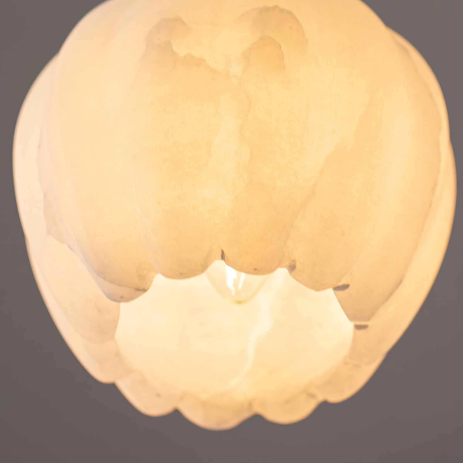 Ritta Pendant Light Flower-shaped  Alabaster