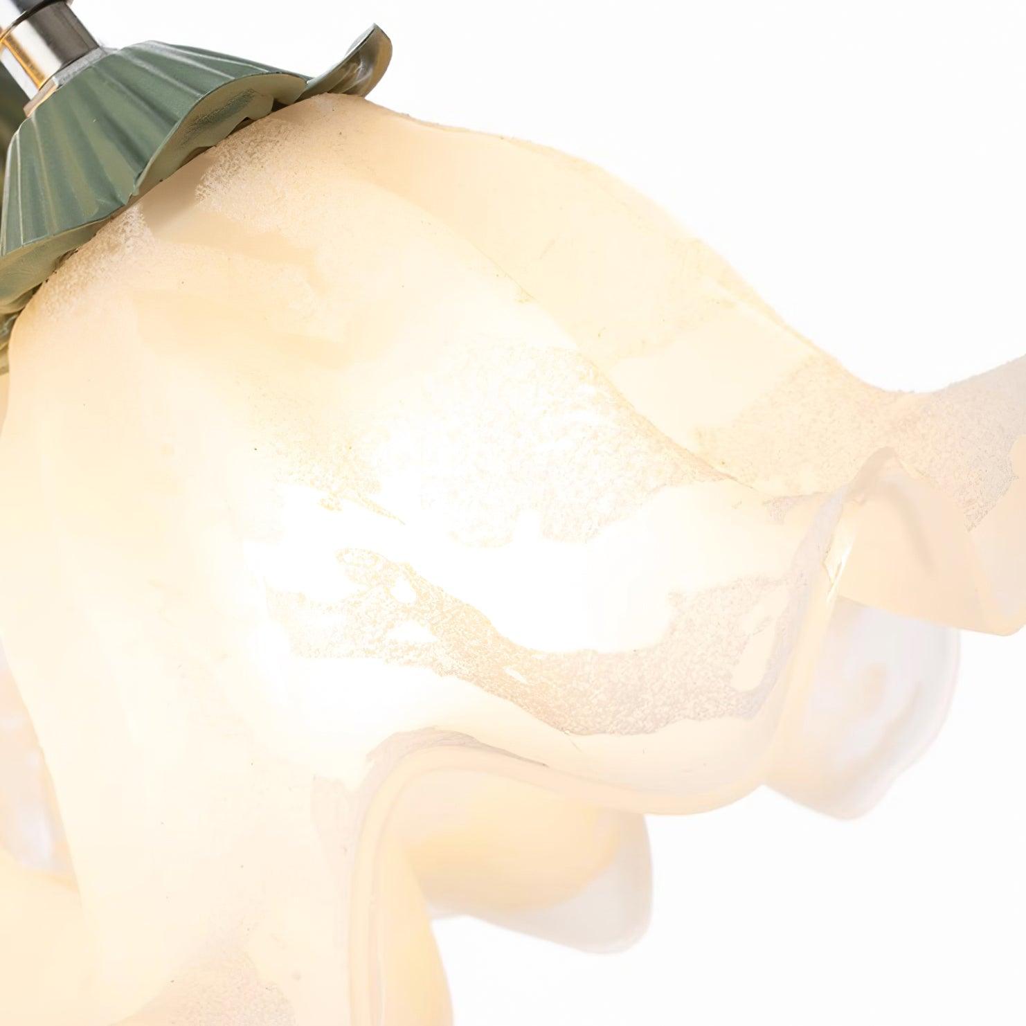 Deckenleuchte Blütenblatt Schirme Wellig Glas Blüte Elegant Blume-Letslighting