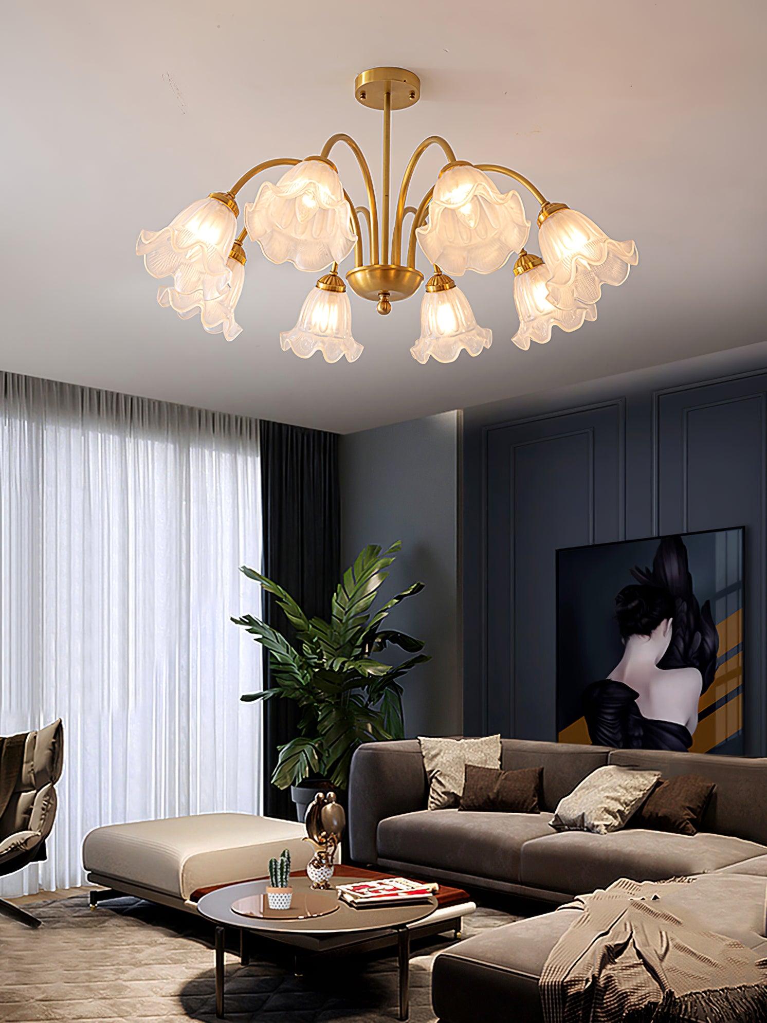 Forrest Chandelier en Verre Élégant et Luxe-Letslighting