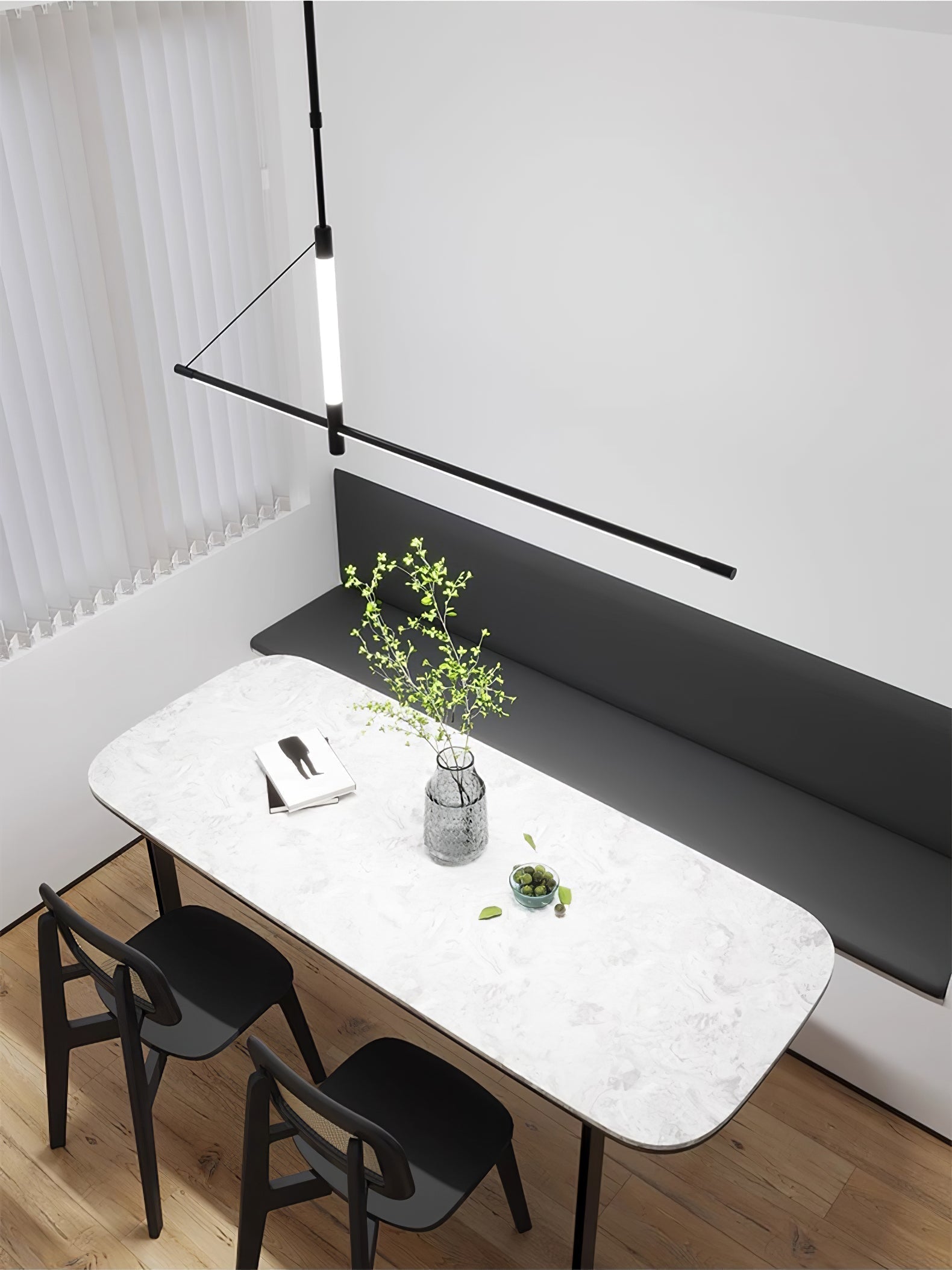 Araeyra Moderne Minimalistische Lineare Pendelleuchte-Letslighting